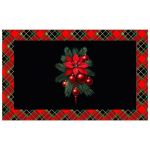 Christmas Lumberjack Plated Pattern Bloom Square Tablecloth