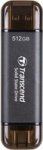 Transcend ESD310 1TB USB 3.2 Gen 2X1 10GBPS Otg Ultra Portable External SSD Metallic Black