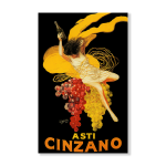 Asti Cinzano 1910 Art Print - A4