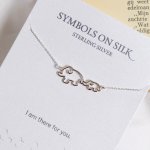 Sterling Silver Mom & Baby Ellie Necklace
