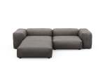 Three Module Chaise Sofa - Canvas - Dark Grey - 272CM X 220CM