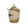 Khaki Woven Laundry Basket