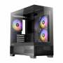 Antec CX500M Micro-atx Itx Rgb Mini-tower Gaming Chassis Type-c - Black