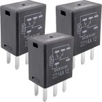 3-PACK 21911C 05269988AA Relay - 40A 12VDC 5-PIN Spdt Automotive Relay - Compatible With Select Chrysler jeep Vehicles For Jeep