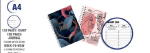 A4 Week-a-view & Journal Combo – Padded printed Caselinning wirebound – 432903