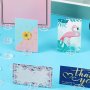 30PCS Clear Plastic Card Holders Multi-purpose Display Stands For Labels Menus Photos Place Cards Table Numbers And Signs