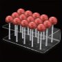 15-HOLE Acrylic Lollipop Stand - Transparent Jack-type Design For Weddings & Birthdays