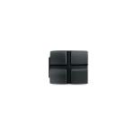 Composable Glam Link Black Shiny Big Grid