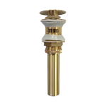 Siemens B Series - Brushed Gold Basin Pop Up Plug Slotted