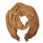Overdyed Raw-edge Scarf - Toast Free