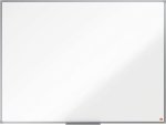 Nobo Steel Magnetic Whiteboard 1200 X 900 Mm Aluminium Trim Corner Wall Mounting Includes Whiteboard Pen Tray Essence Range Whit