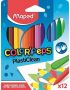 MAPEX Maped 862011 Plastic Color Peps 12 Crayon