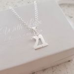 C3203 - 925 Sterling Silver 21ST Birthday 21 Necklace