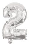 Air Filled 31CM Silver Foil Balloon 2