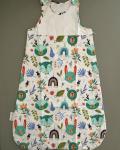 New Maman & Moi White Sleep Sack With Forest Creatures 18 24