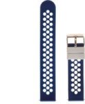 Silicone Two-tone Small Hole Watch Strap - Garmin Vivofit 1 & Vivofit 2 Black And Blue