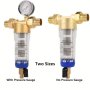 1PC Pre Backwash Filter Stainless Steel Mesh Purifier Central Prefilter Water Filter Sediment Filtration Whole House Water Filter