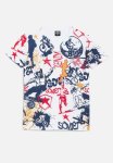 Soviet Boys Crew Neck Rotary Print - White