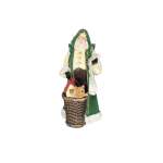 GREE N Polyresin Santa Claus Holding Gifts 14X14X28CM