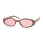 Taupe Round Pink Tint Sunglasses