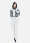 Cotton-blend Sweatpants - Light Grey Marl