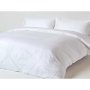 - Duvet Cover Set - Plain - Poly Cotton - 200 Thread Count - White - Double