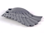 Parts Wing 4 X 7 Right With Feathers And Bar Handles 20312 - Dark Bluish Grey