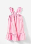 Cotton On Havana Flutter Sleeve Dress - Blush Pink