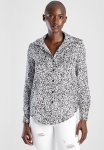 Sissy Boy Basic Babe: Button Up Blouse - Black & Grey