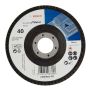 Bosch - Flap Disc Standard For Metal 115 Mm 22 23 Mm 60 Straight - 50 Pack