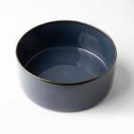 Flat Stackable Salad Bowl Choose From 6 Colours - Blue
