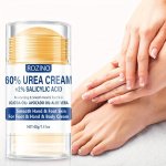 Rozino 60% Urea Cream For Dry Cracked Hands & Feet - Gentle Non-irritating With Salicylic Acid Jojoba Oil Avocado & Aloe Vera -