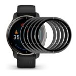 5 Pcs For Garmin Venu 2 Plus Enkay Hat-prince 3D Full Coverage Soft PC Edge + Pmma HD Protector Film