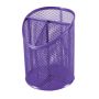 : M100 Wire Mesh Metal Pen Holder Purple