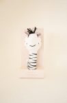 Soft Animal Rattle: Zebra