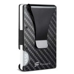 Focusfit Carbon Fiber Rfid Blocking Card Holder