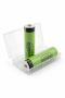NCR18650B 3200MAH 18650 Rechargeable Batteries - 2 Pack Storage Case