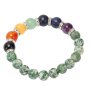 Green Chakra Bracelet Elastic Stress Relief