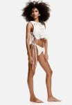 Brazilian Tie Tanga Bikini Bottoms - White