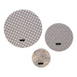 Cream Food Cover Set 3 PC