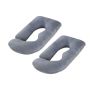 Maternity Support Pillow -grey U-shaped Pregnancy Pillow For Side Sleeping