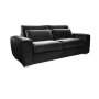 Navada 3 Seater Sofa - Black