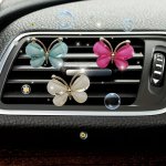 3PCS Cute Butterfly Design Car Aromatherapy Clip Cute Butterfly Car Air Conditioning Vent Diffuser Clip Solid Aromatherapy Car I