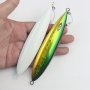 Glow-in-the-dark 400G Slow Pitch Jig With Hook - Saltwater Metal Fishing Lure Hard Bait Casting Tackle