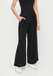 French Connection Wide Leg Linen Trouser - Black