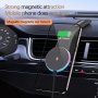 1PC 15W Car-mounted Folding Magnetic Suction Wireless Charger Surrounding Ambient Light Super Strong Magnetic Suction Not Falling Off Can Be Folded At Will Suitable