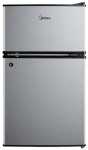 Midea 87L Silver Double Door Bar Fridge - HD-113FN
