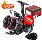 1PC HK1000-7000 Fishing Reel With Eva Grip High Speed Gear Ratio - Perfect For Carp & Saltwater Fishing
