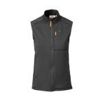 Womens Keb Fleece Vest - Dark Grey black L