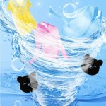 4PCS Laundry Hair Sticky Sponge For Washing Machine Reusable Pet Hair Remover Laundry Sponge Anti-winding Cleaning Sponge Hair R